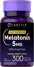 Carlyle Melatonina 5 mg de disolución rápida | 300 tabletas