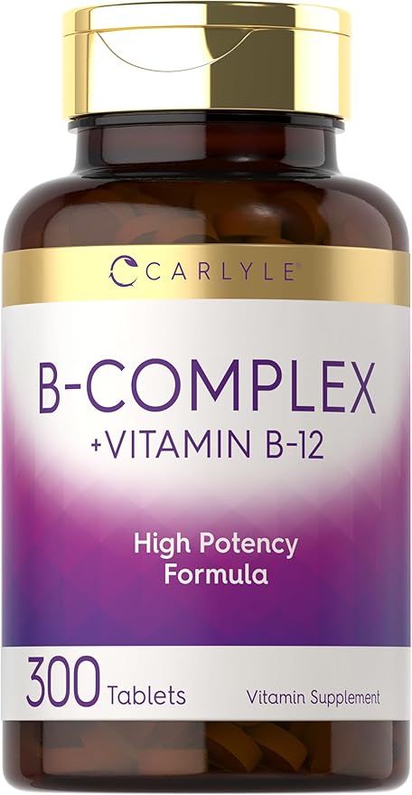 Vitamina del Complejo B con B12 | 300 Tabletas