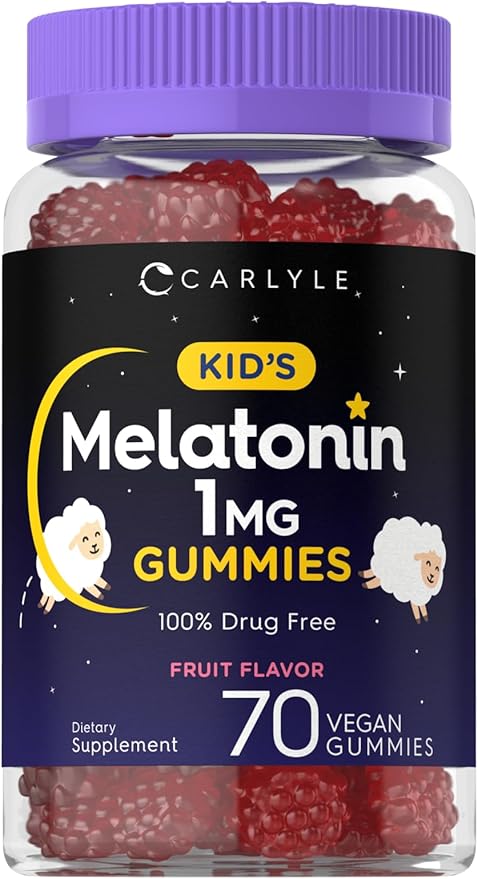 Gomitas de melatonina para niños | 1 mg 70 unidades