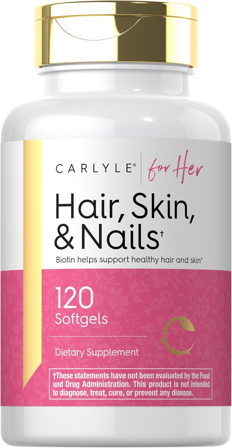 Vitamina para el cabello, la piel y las uñas, 120 cápsulas